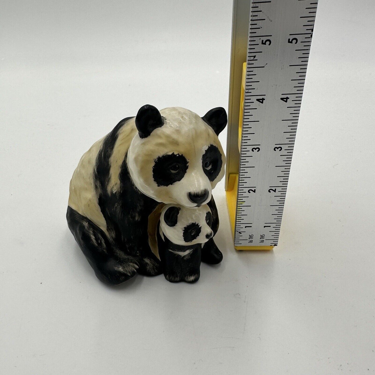 Goebel Panda Mama Bear Cub Figurine Hand Vintage W.Germany #36008-15 1976