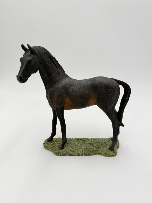Rare Country Artists Morgan Dark Night Horse Figurine 6”H