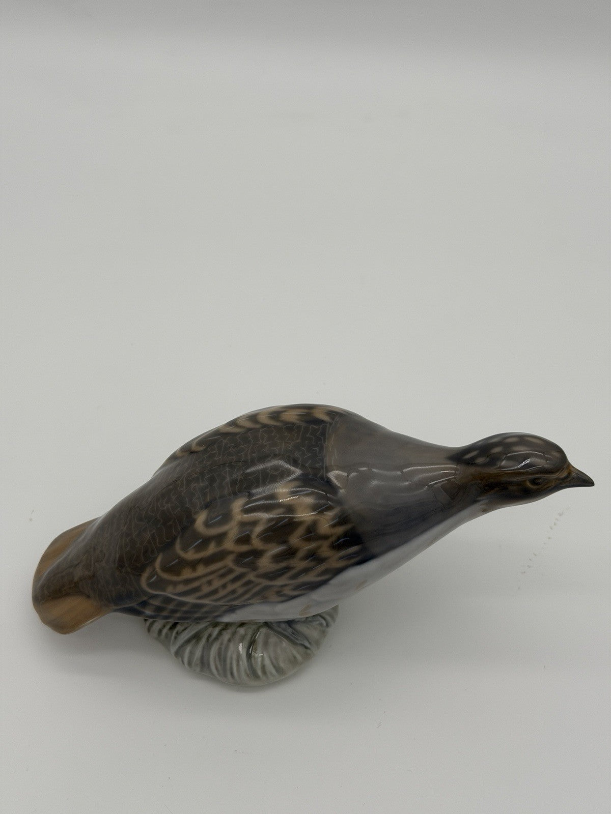 Royal Copenhagen Partridge Bird Porcelain Denmark Signed Peter Herold Figurine