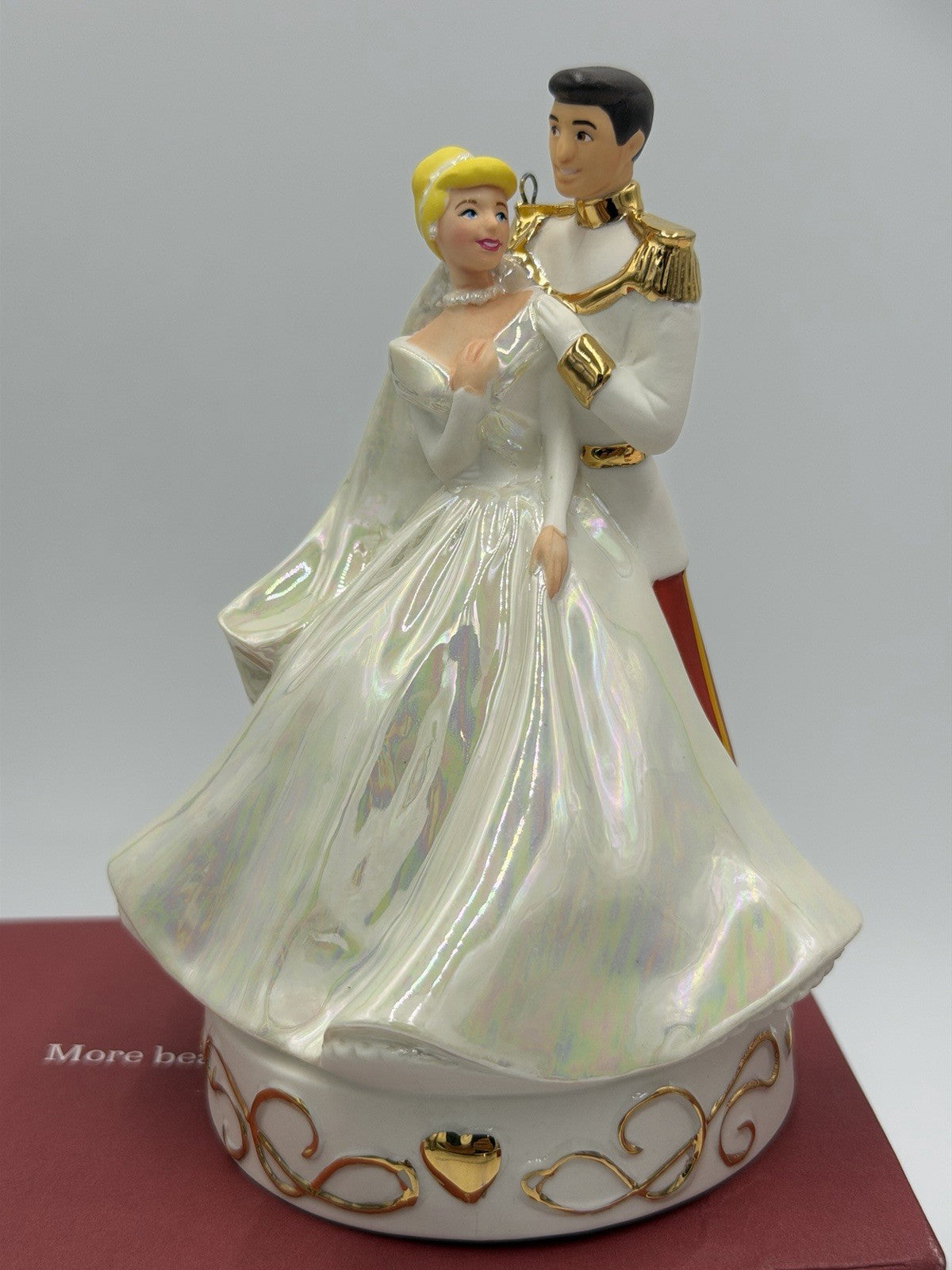Hallmark Keepsake Disney Cinderella Wedding Porcelain Magic Sound Ornament