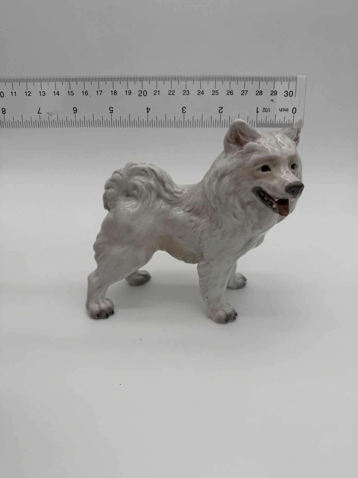 Dahl Jensen Denmark Porcelain Greenland Hound Dog Figurine No. 1082 Vintage