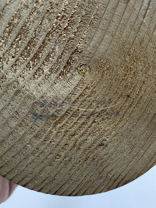 Vintage EZGEBIRGE King Soldier Natural Wood DDR Folk Art German Nutcracker 12”