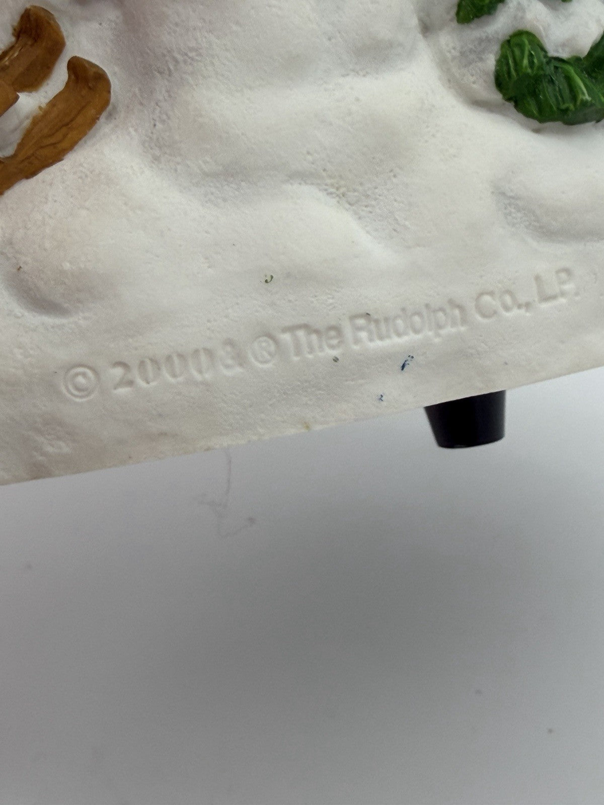 Rare Rudolph Red Nosed Reindeer & Charlie In the Box Musical Double Snowglobe