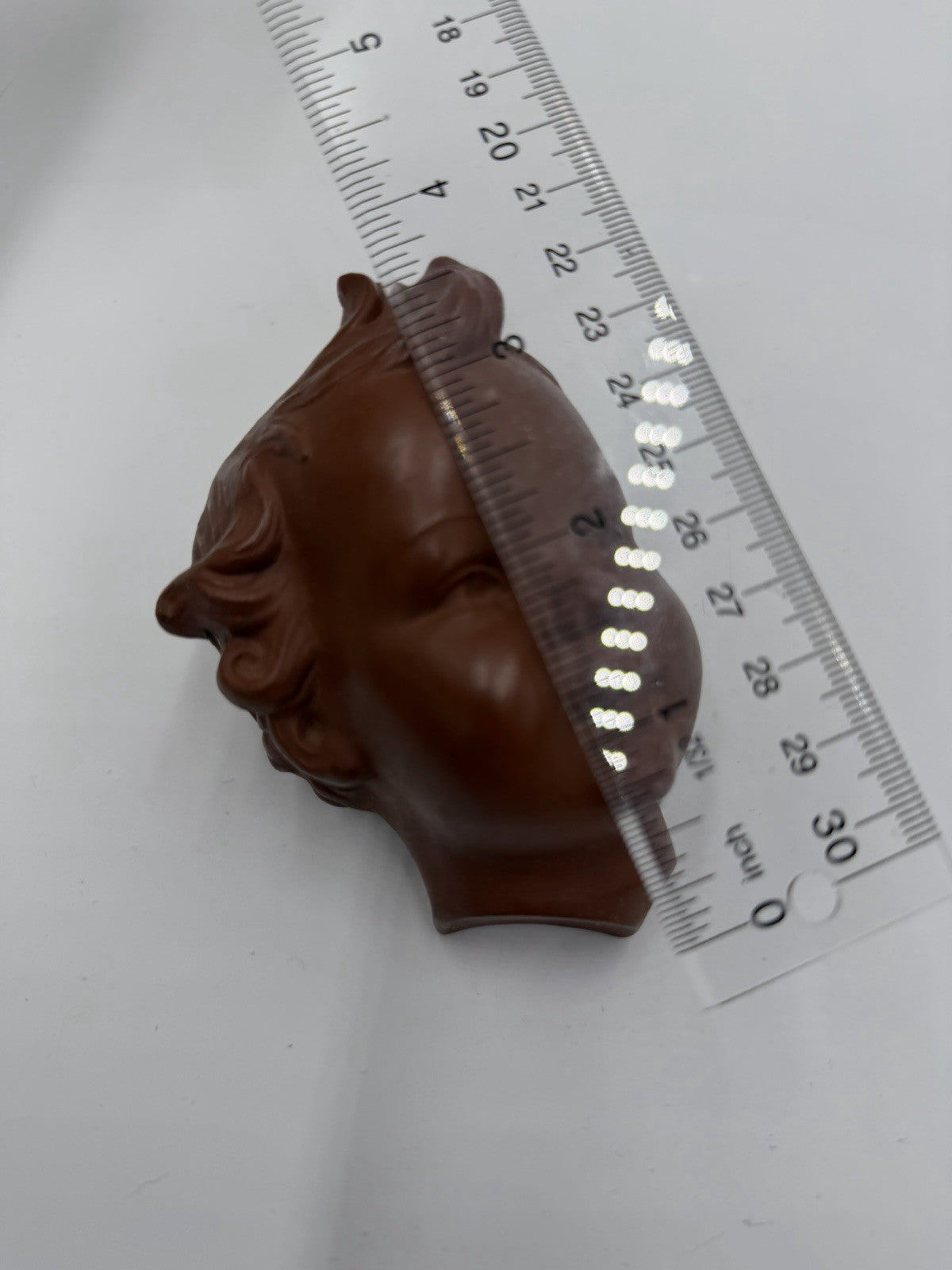 Antique 1957 Goebel Germany FX 206 /A Terracota Boy Face Wall Figurine Rare