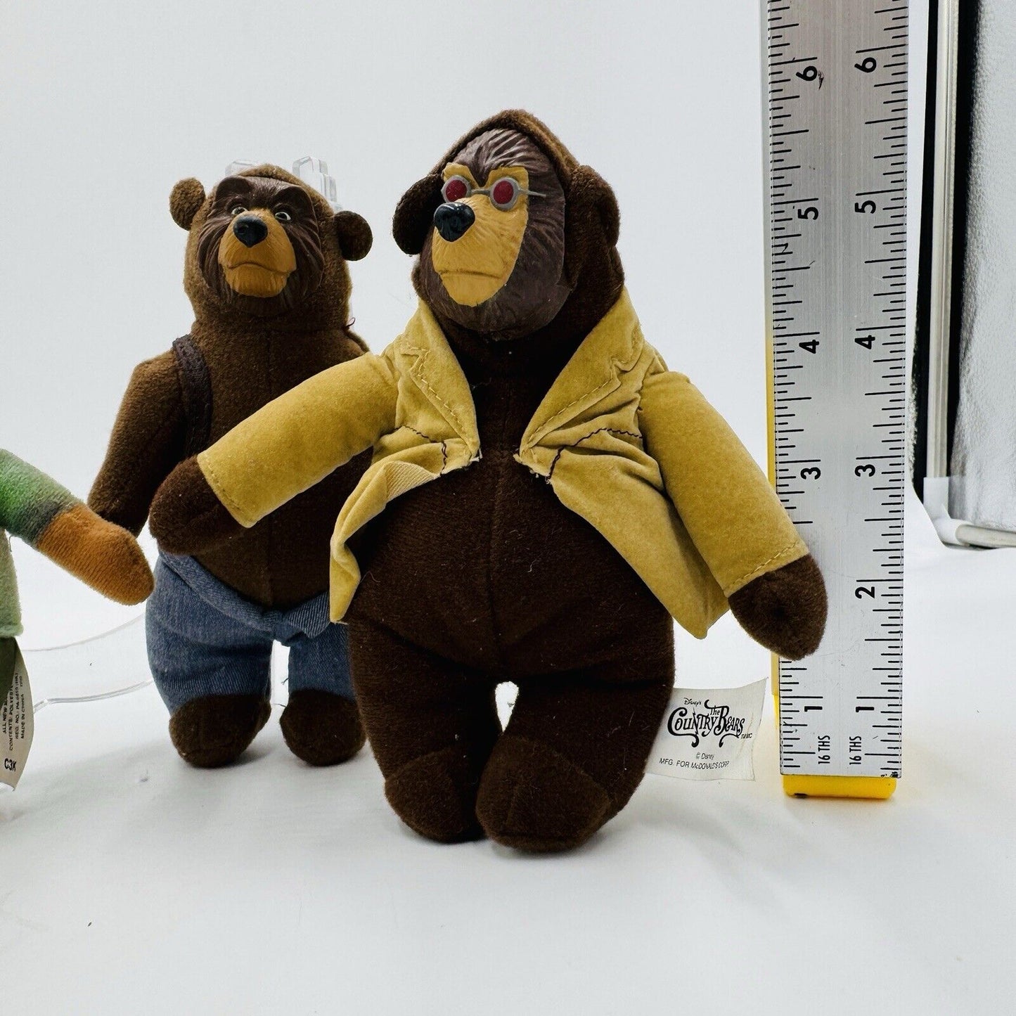 Disney The Country Bears McDonald’s Plush Happy Meal Toys Set Of 4 Figurines