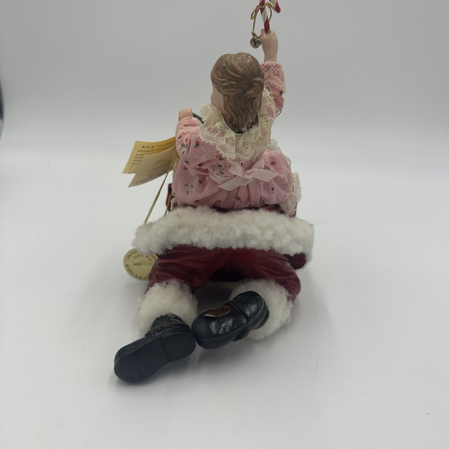 Kurt Adler Grandpa Santa Piggy Back Marjorie Rothberg Figurine Limited Edition