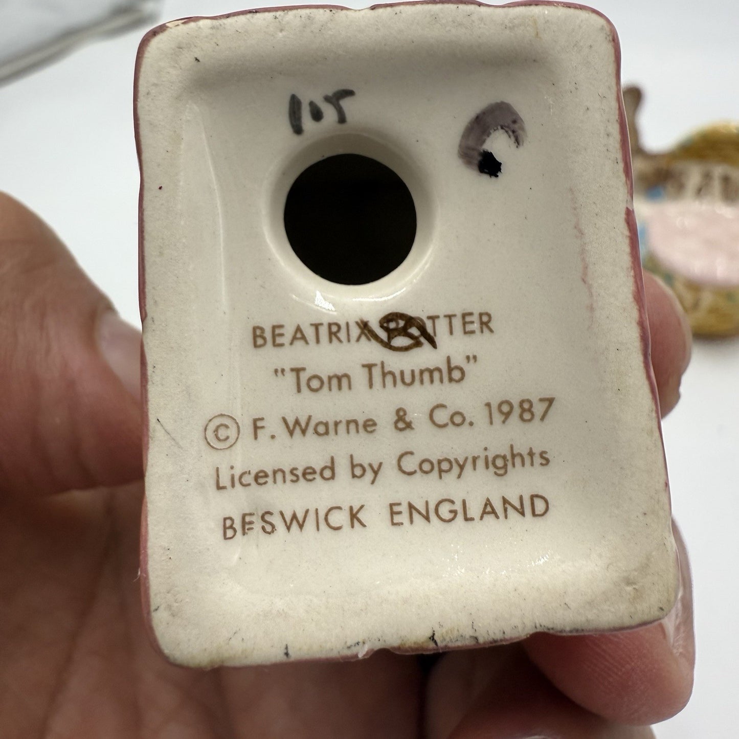 Royal Albert Beswick England Porcelain  Beatrix Potter Mice Figurines Set 3 PCs