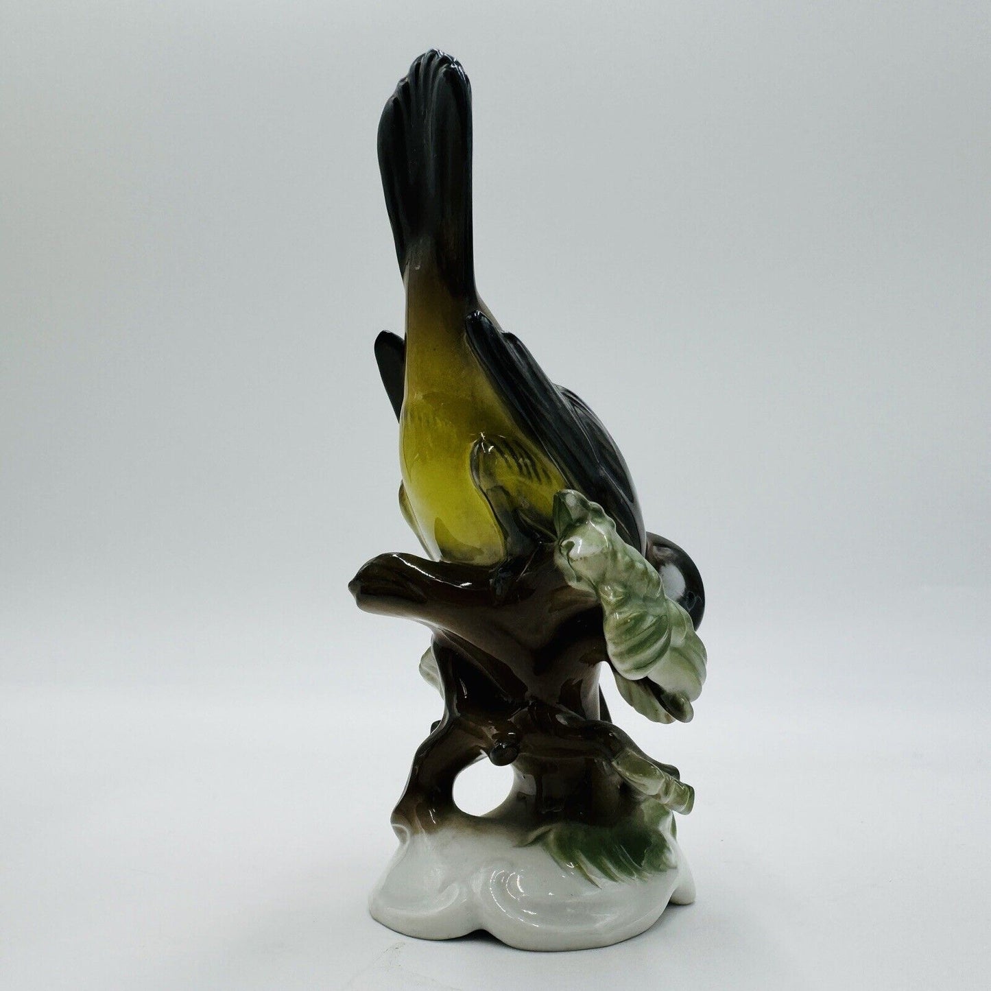 Vintage Rosenthal porcelain #849 yellow Breast Titmouse Bird Figurine Germany 4”