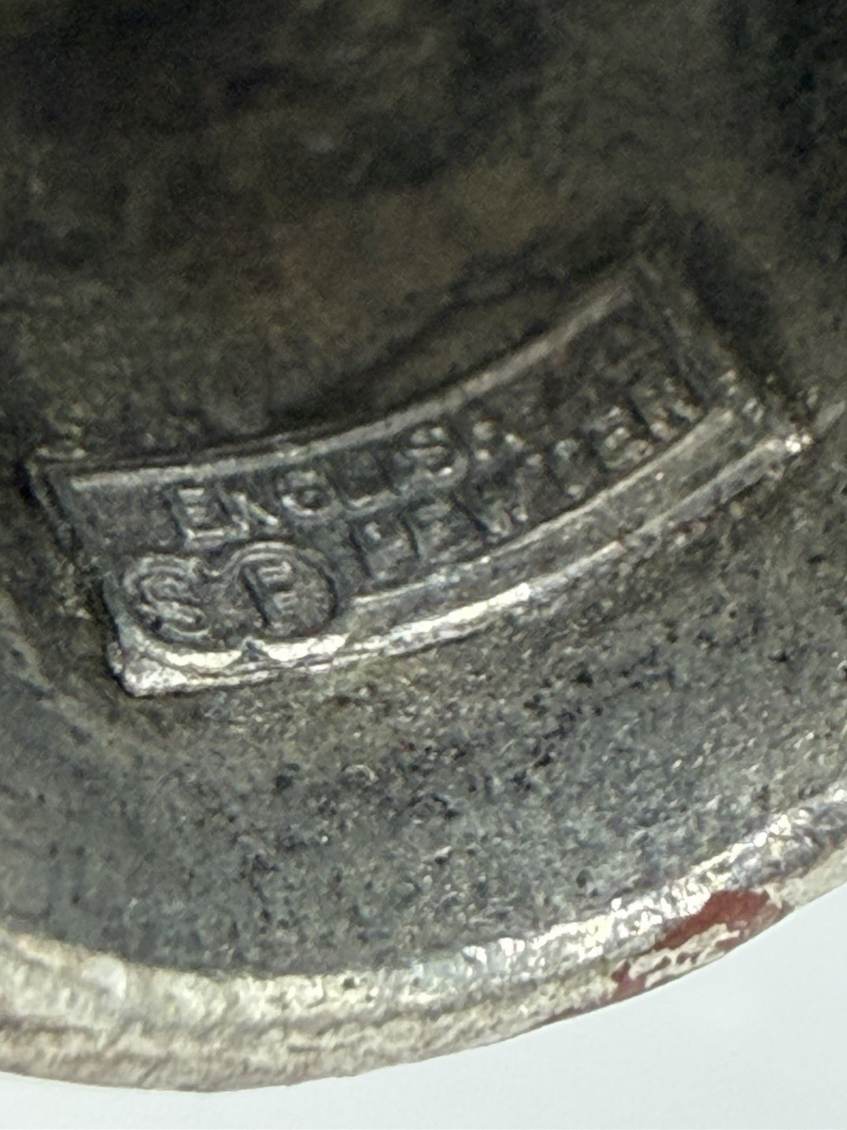 Vintage Stephen Frost Pewter Thimble See Saw Margery Daw Moveable Kids Playing