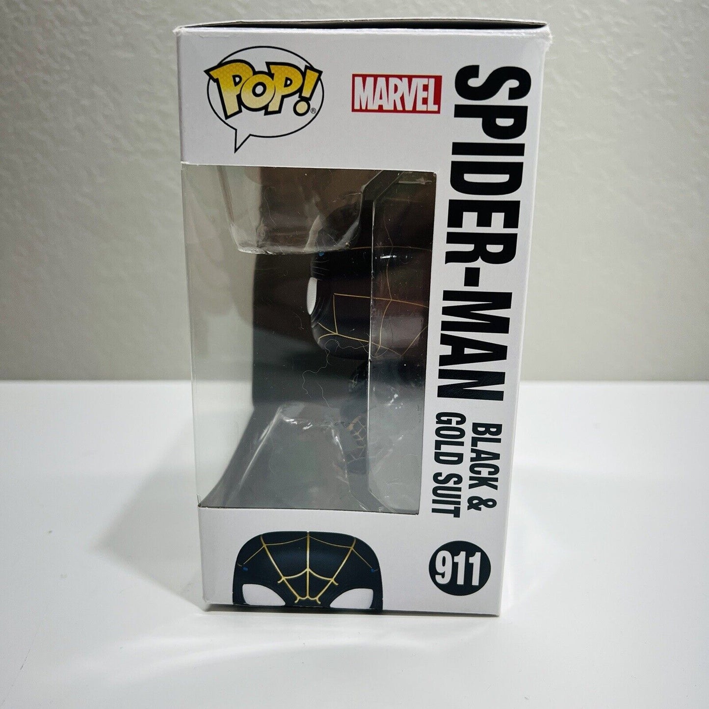 Funko Pop! Movies Spider-Man No Way Home Black and Gold Suit Toy Box