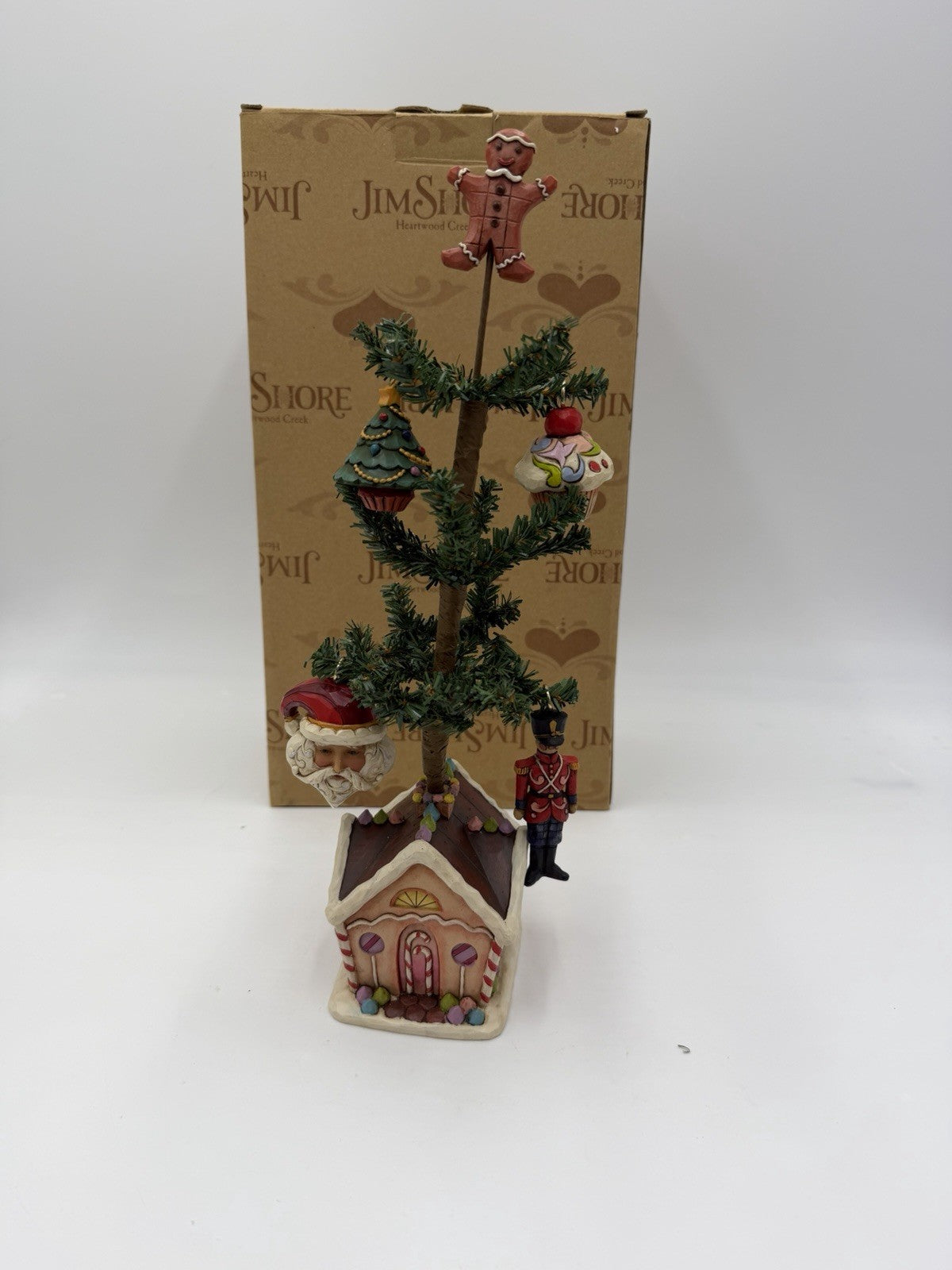Jim Shore Christmas Joys Are Ever Sweet Christmas Tree (only 4 Ornaments )