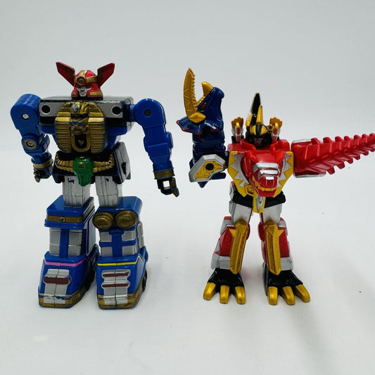 Power Rangers Dino Thunder Megazord Action Figure 5.5" Thundersaurus Bandai 2 Pc