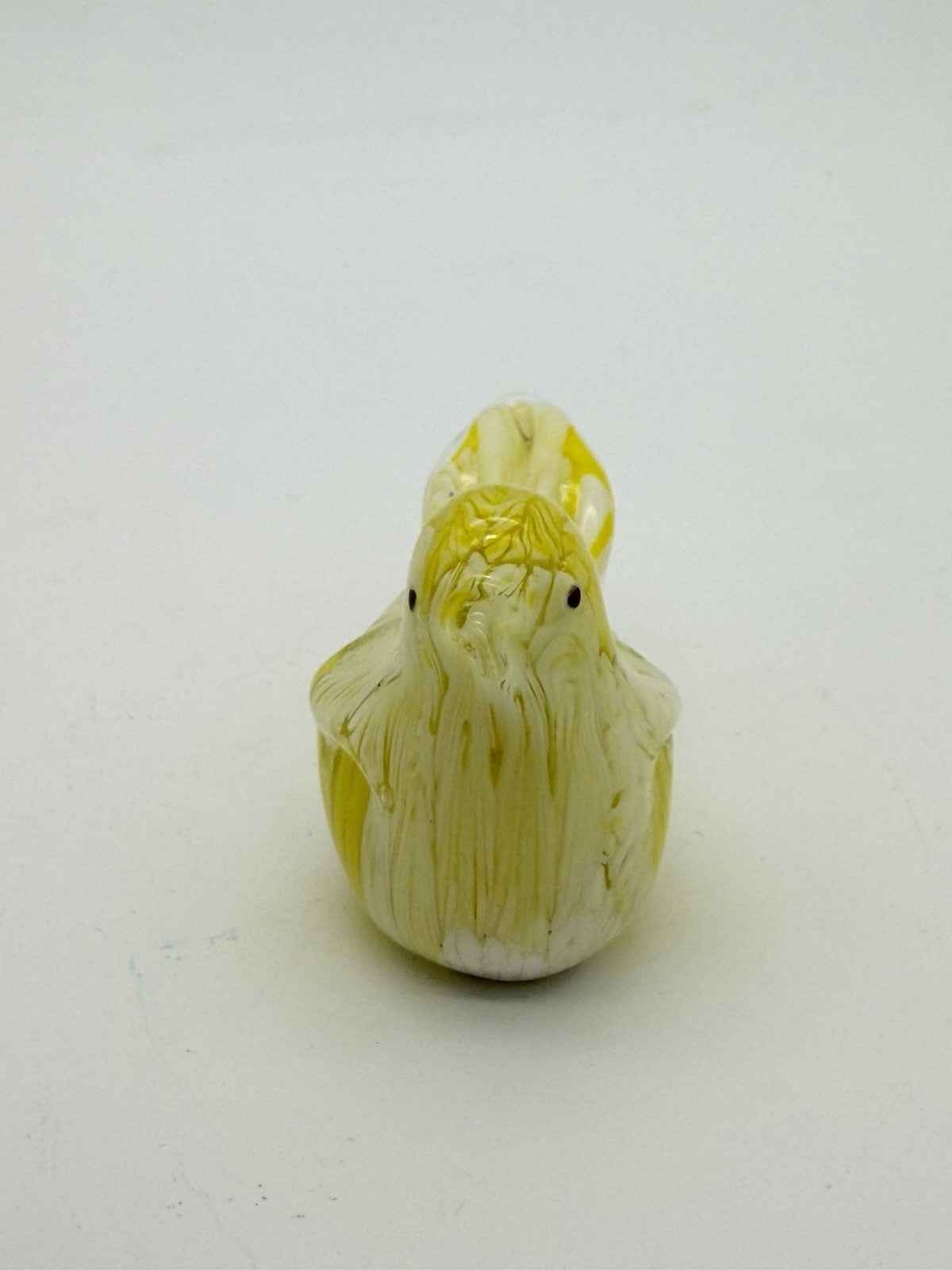 Murano Italy Art Glass Hand Blown Yellow Canary Bird Figurine