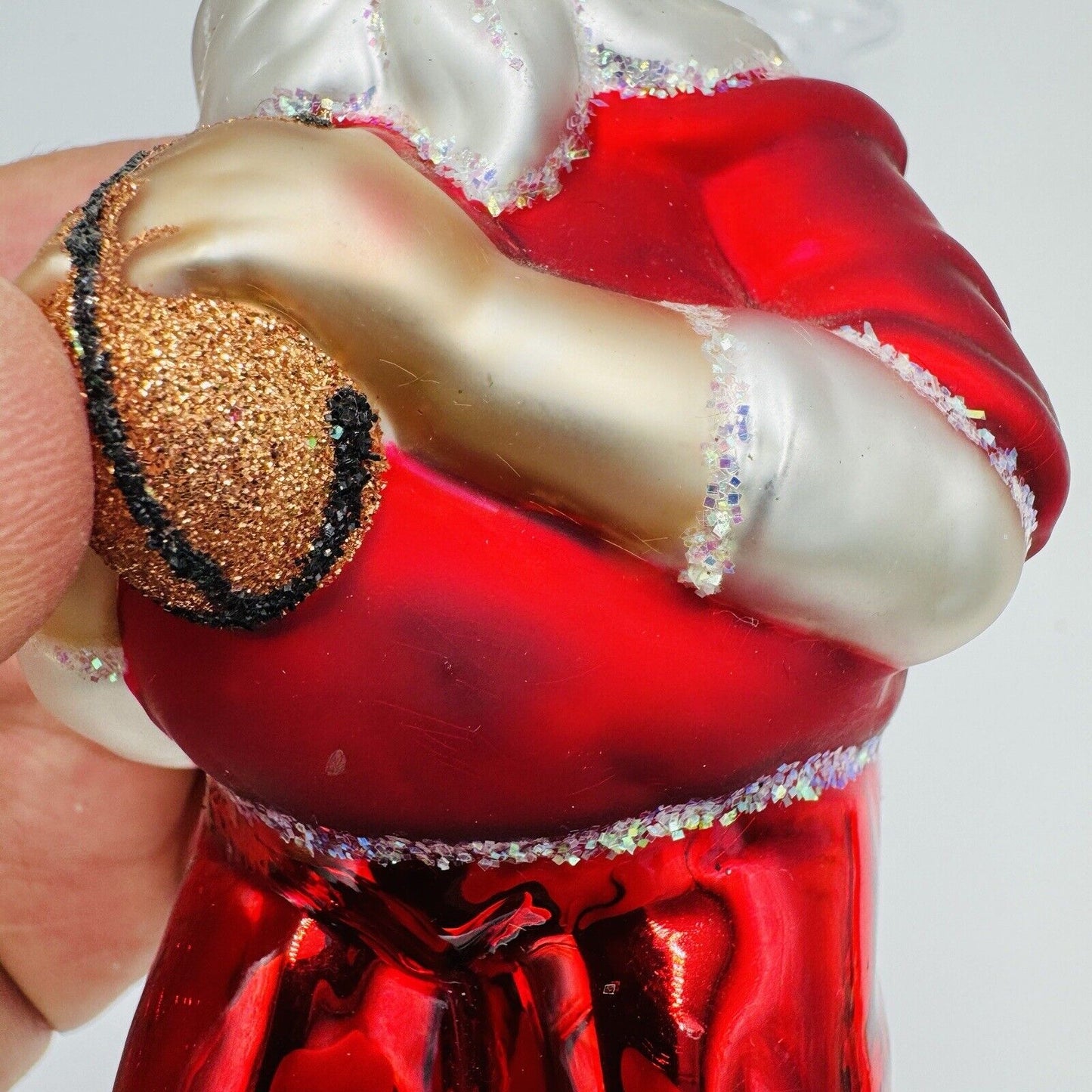 Rare Old World Art Glass Christmas Ornaments American Football Santa