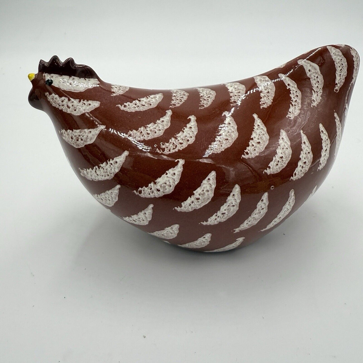 La Poulette France Heidi Caillard Ceramic Hen Chicken Figurine Art Pottery