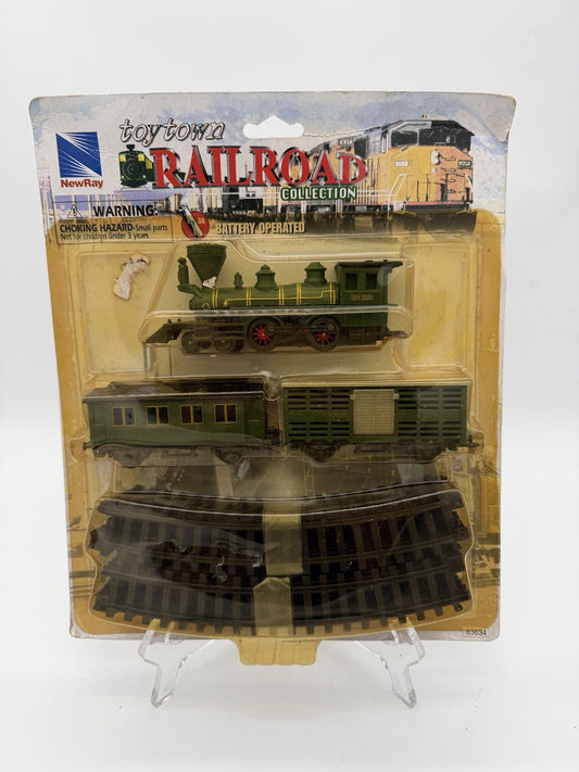 Newray Toytown Railroad Collection Train Set 2001 NIP Battery Powered
