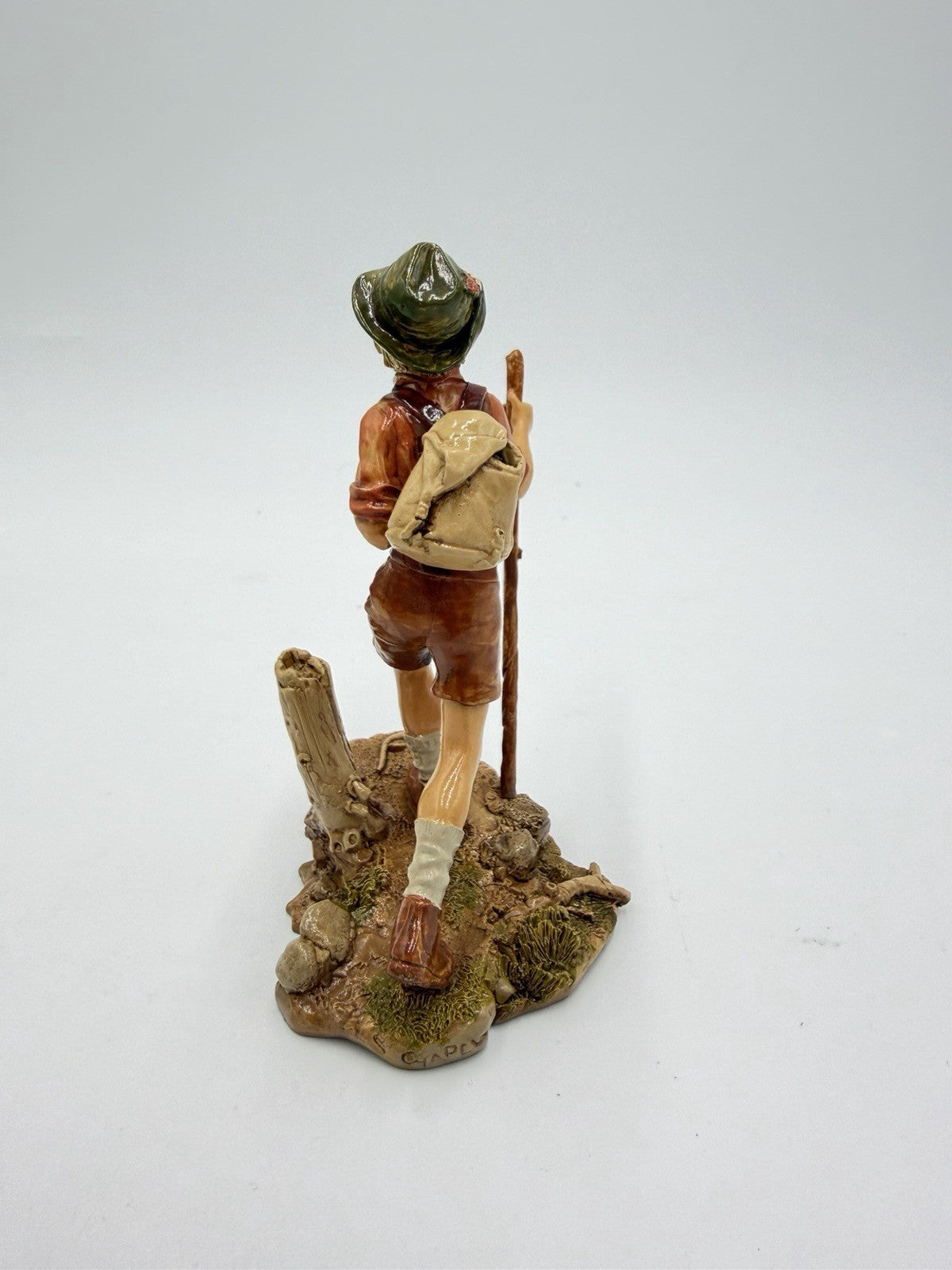 Franklin Mint 1977 Children Of The World Fine Pewter Painted Germany Boy Figurin