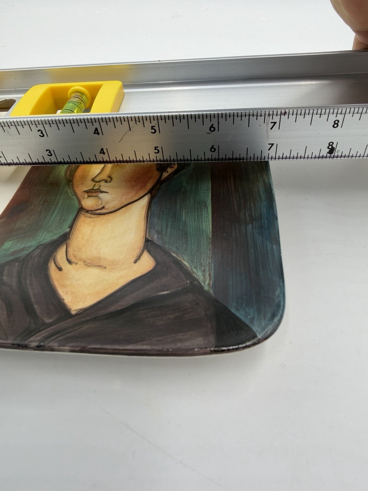 Amedeo Modigliani's 1918 Italy impressionist oil Burgundian Woman wall plate