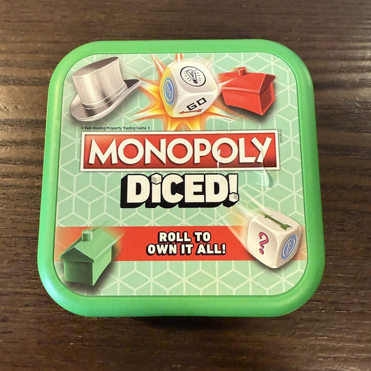 Hasbro Monopoly Diced Game Roll To Own It All Diced! Board Game 2021