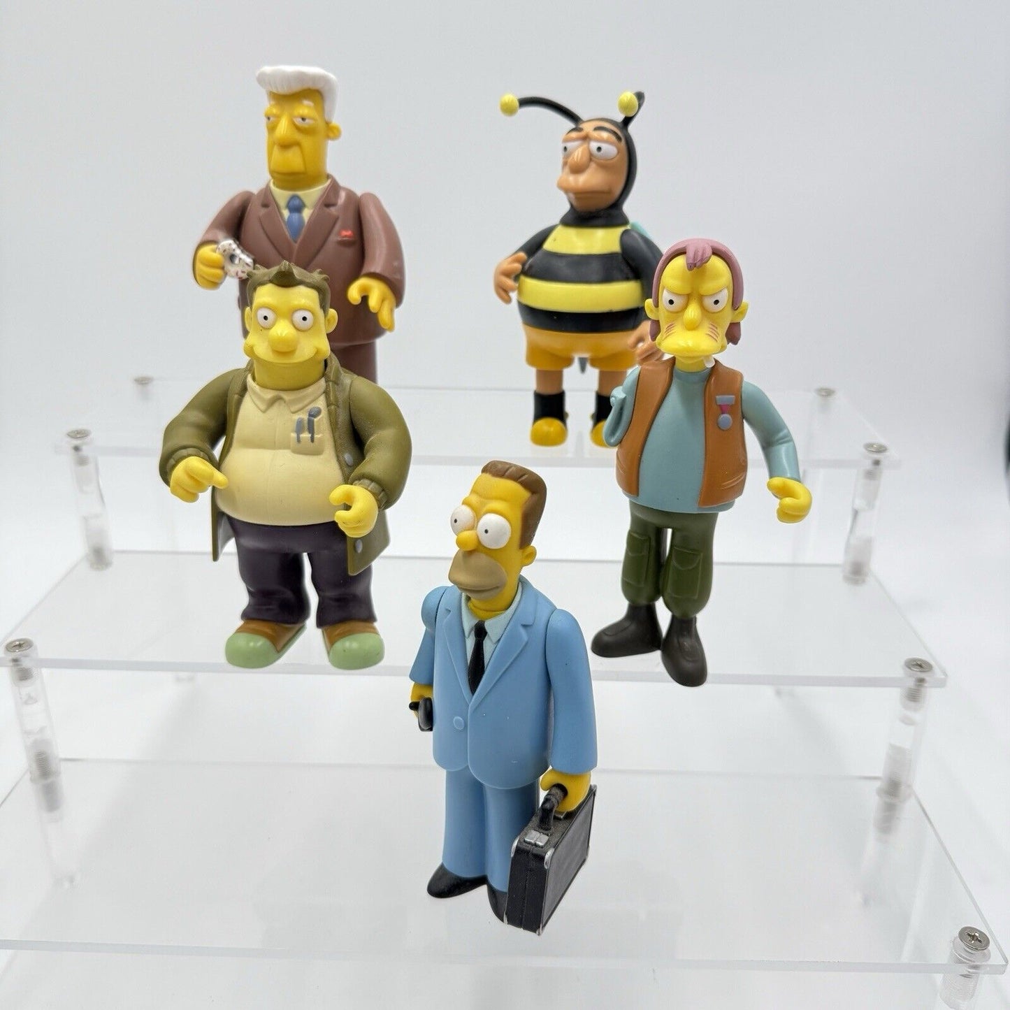 The Simpsons World of Springfield Action Figures Playmates Lot 5 PCs