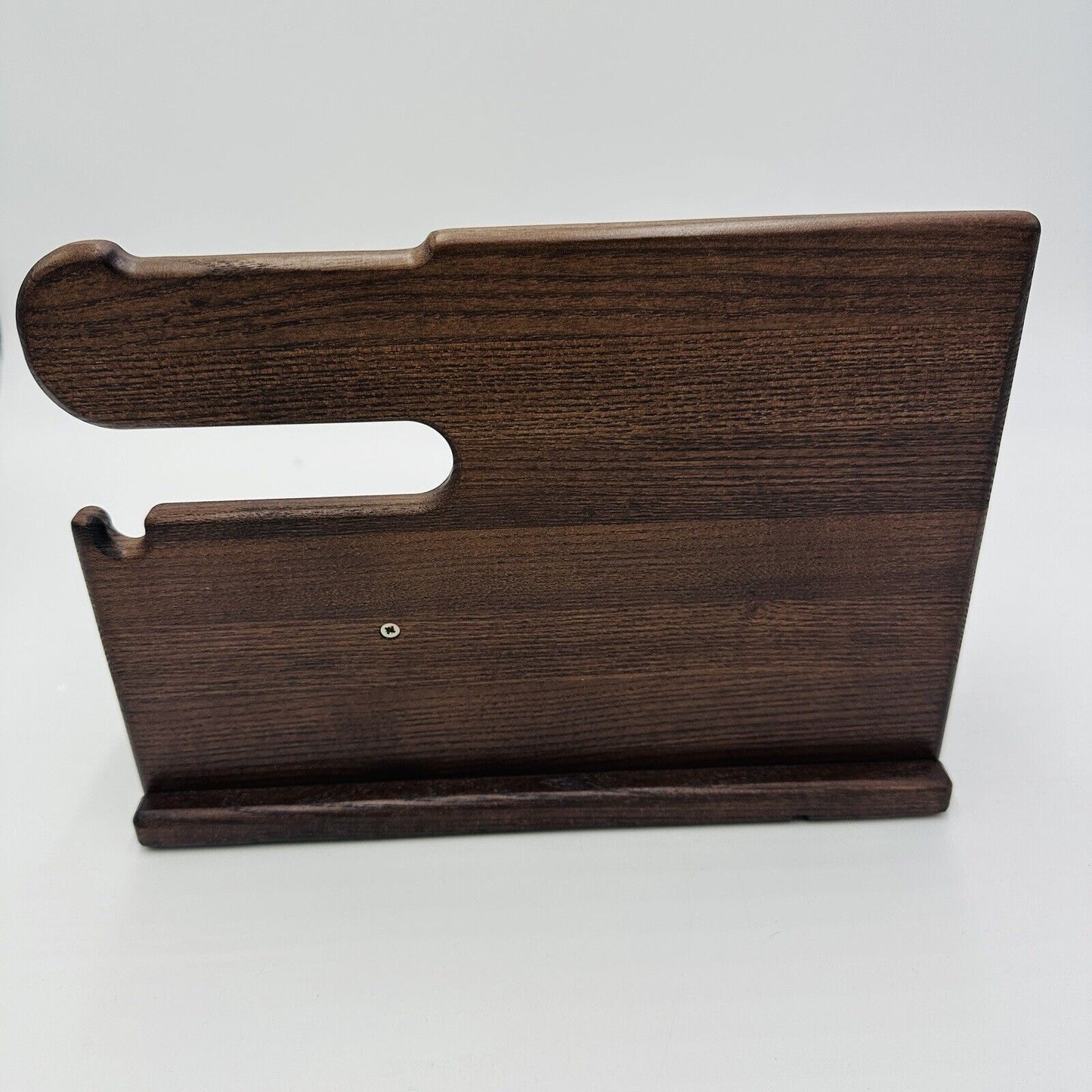 Teslyar Wood Phone Docking Station Ash Key Holder Night Stand Office Decor