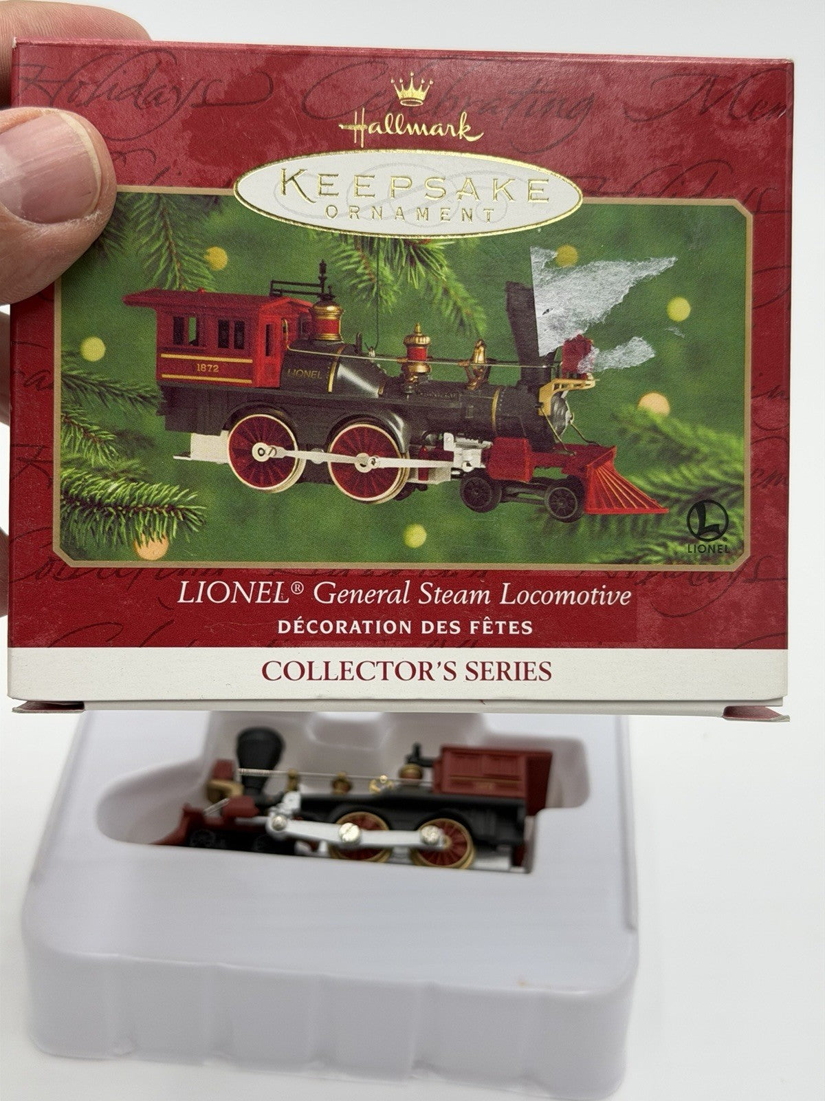 Hallmark Lionel General Steam Locomotive 1872 Diecast Keepsake Ornament New