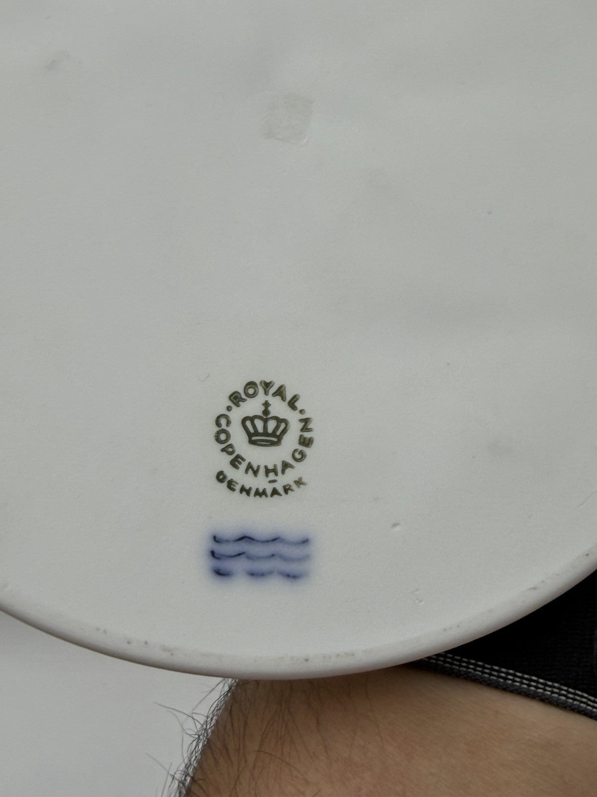 Royal Copenhagen White Bisque Round Wall Art Day & Summer