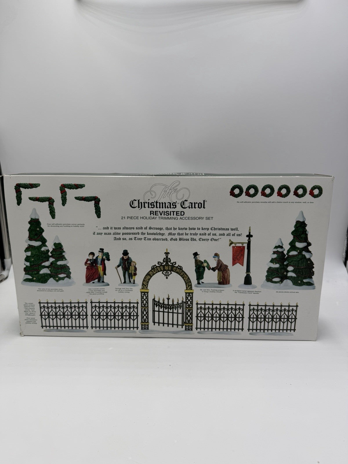 Dept 56 The Christmas Carol Revisited 12 Piece Holiday Trimming Accessory Set