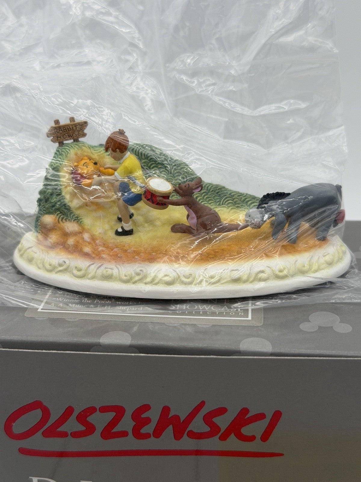 Olszewski Disney Showcase With a Great Heave Ho Winnie Pooh Figurine New/COA