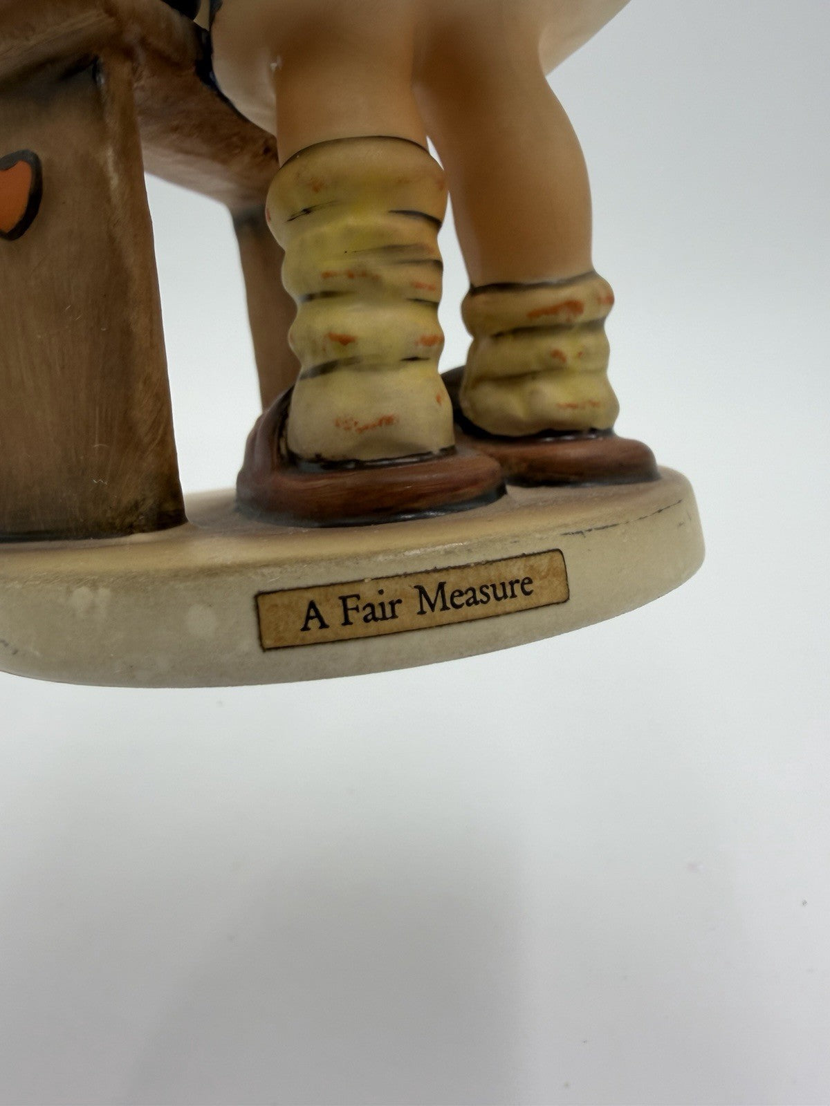 Hummel Goebel Figurine A Fair Measure #345 W. Germany Porcelain Painted Vtg 6”H