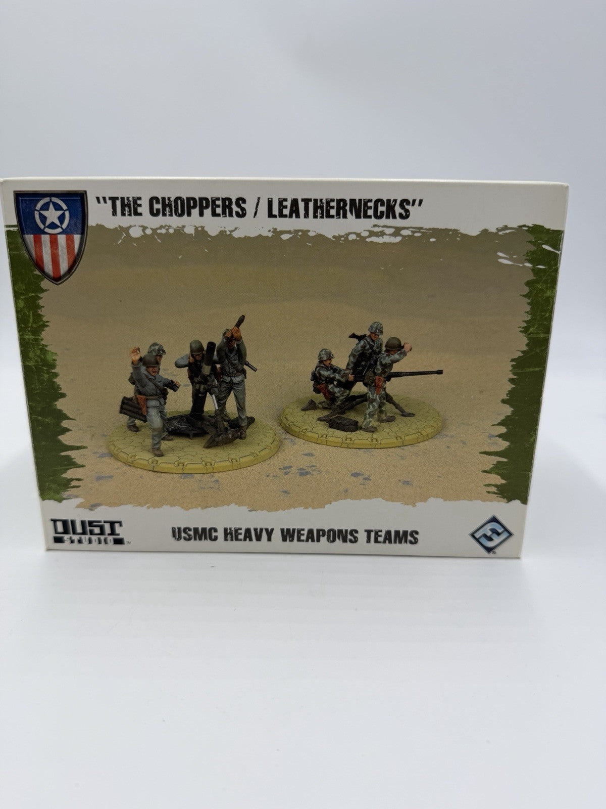 Dust Studio 1947 Tactics USMC Heavy Weapons Team 1/48 Figurines Soldiers Army