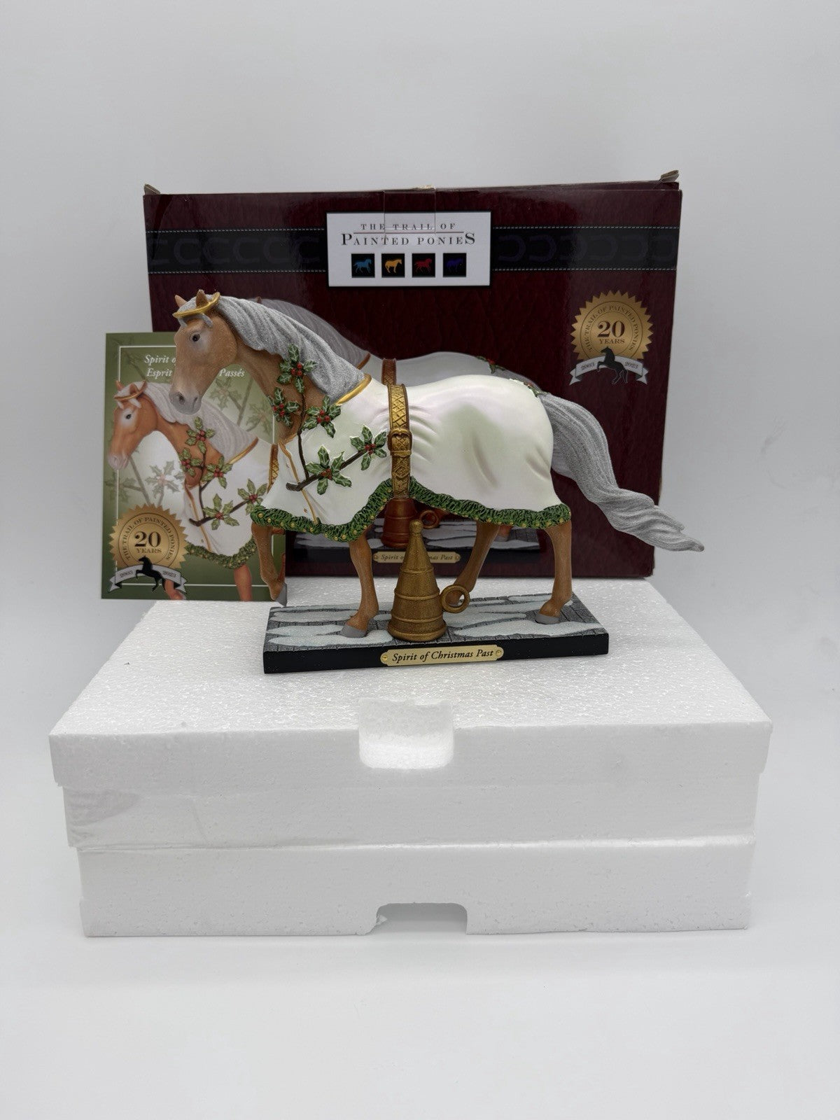 The Trail of painted Ponies Spirit Of Christmas  past Horse Figurine 2023 Box