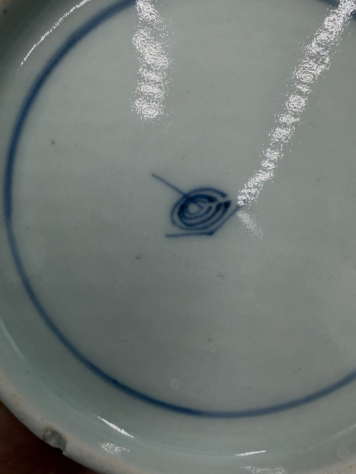 Antique lobed Japanese Imari Arita bowl 1760-90 handpainted #5040A