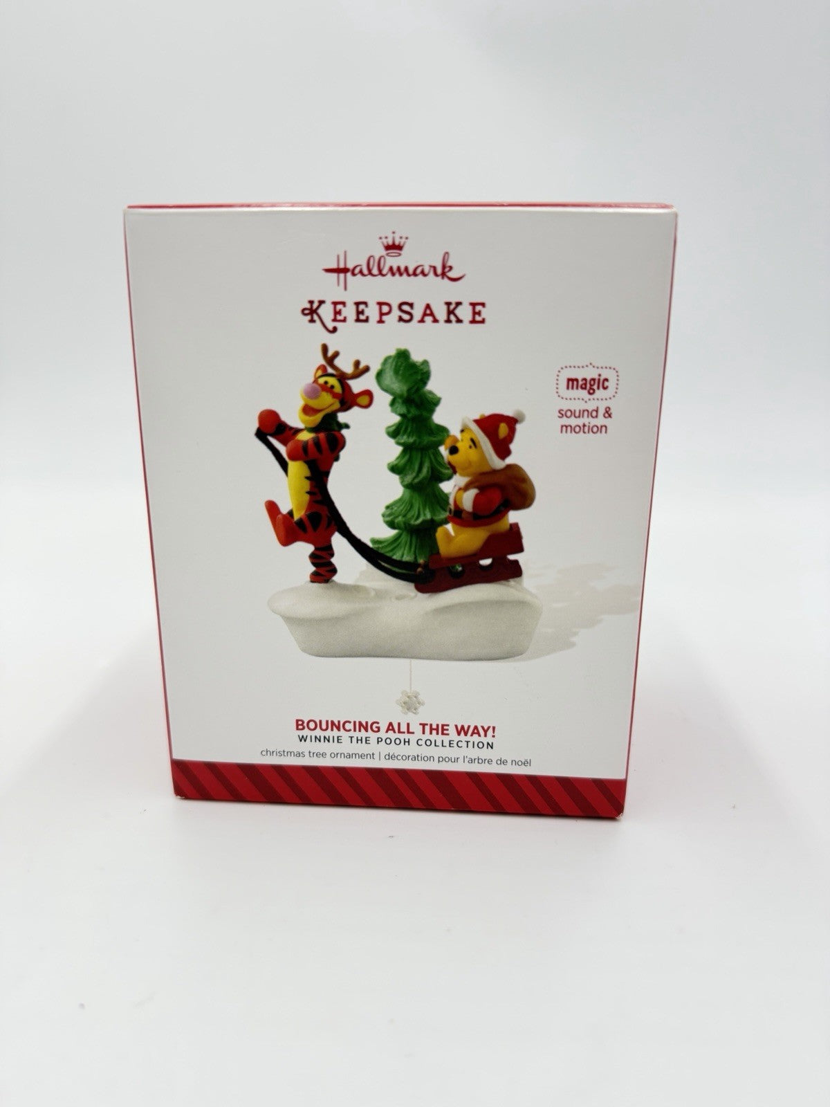 Hallmark Winnie The Pooh Magic BOUNCING ALL THE WAY Christmas Animated Ornament