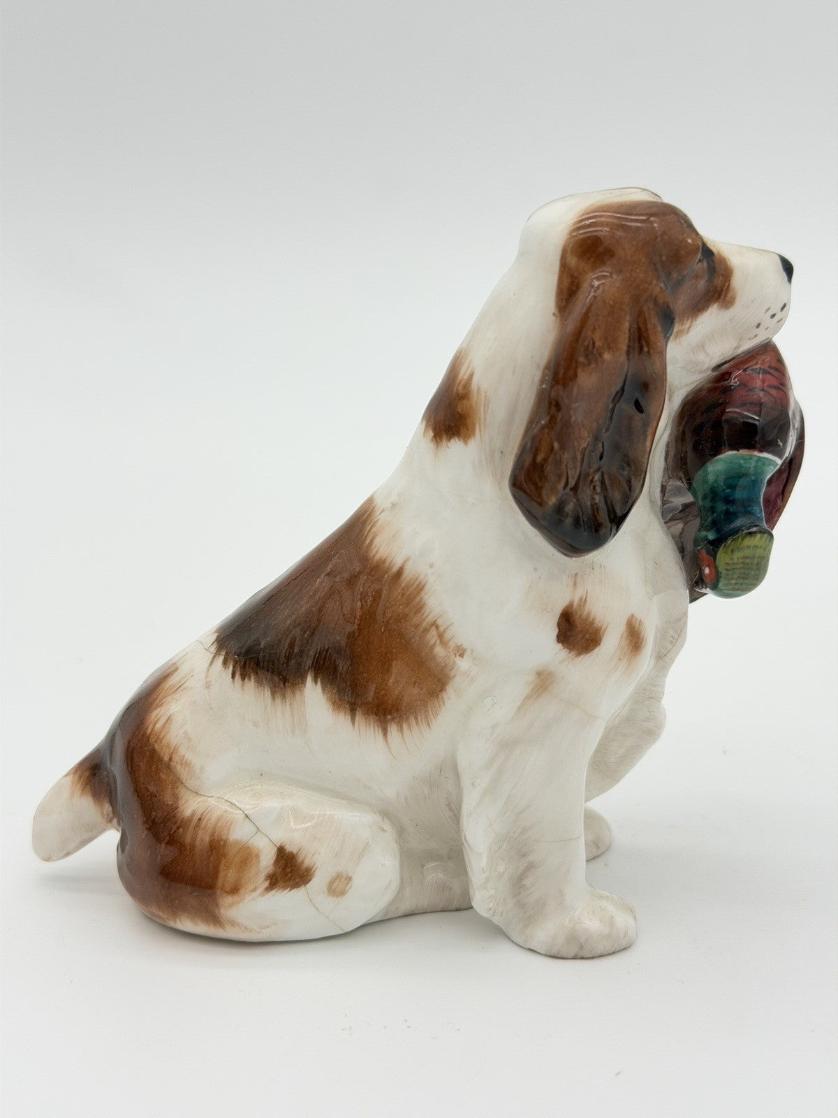 Royal Doulton Porcelain Springer Cocker Spaniel Holding Pheasant HN1029 3.5"