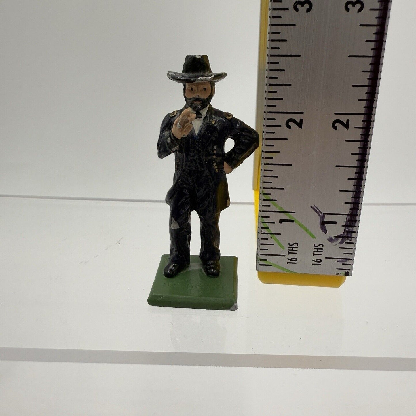 Ron Wall Hand-Painted Pewter Figure Ulysses S. Grant 54mm Scale Signed