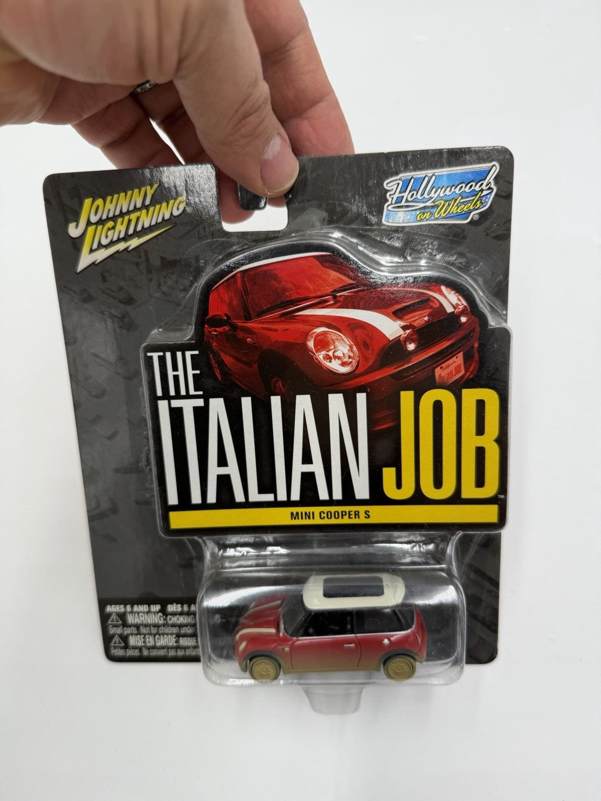Johnny Lightning Hollywood On Wheels The Italian Job Mini Cooper Dusty Red Car
