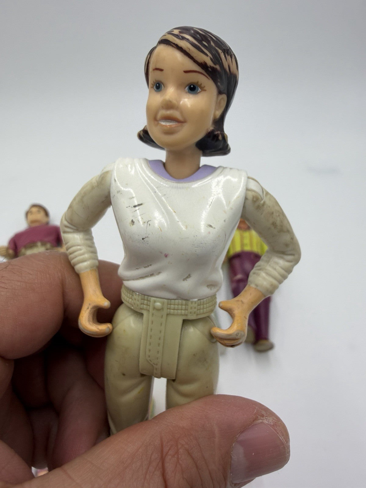 Fisher Price Loving Family Dolls 2000 Vintage 9 Pieces Dolls Action Figurines