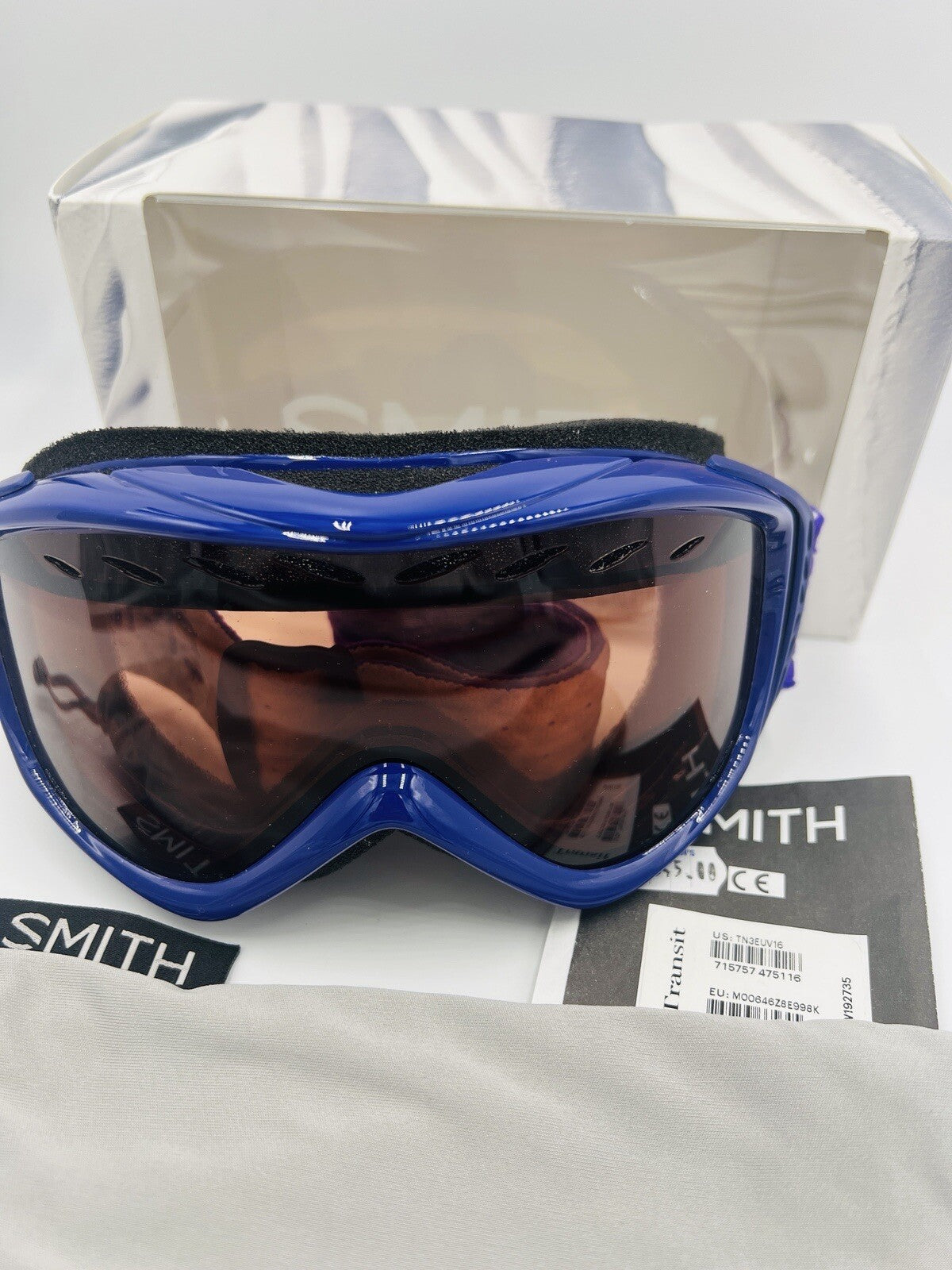 Smith Optics Goggles Sport Purple 2014 Snow Winter Gear Skiing Eyes Snowboard