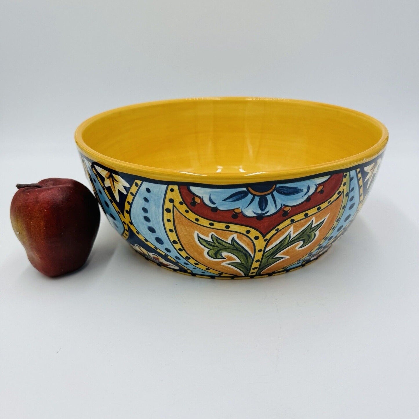 España La Barca Lifestyle Bowl Colorful Hand-Painted Ceramic Tabletop Large