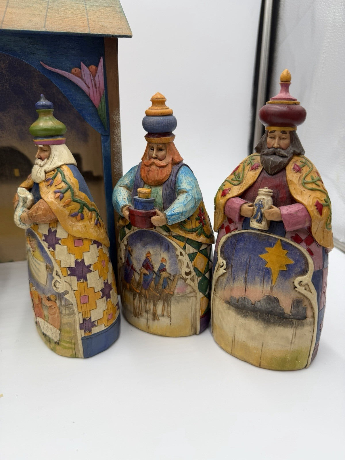 Jim Shore Heartwood Creek 2003 Nativity 9 PCs No Mary