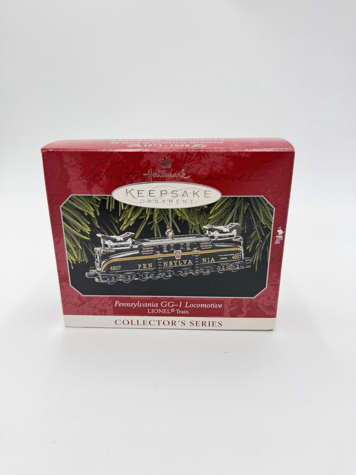 Hallmark Pennsylvania GG-1 Locomotive Lionel Train Ornament 1998 Diecast New