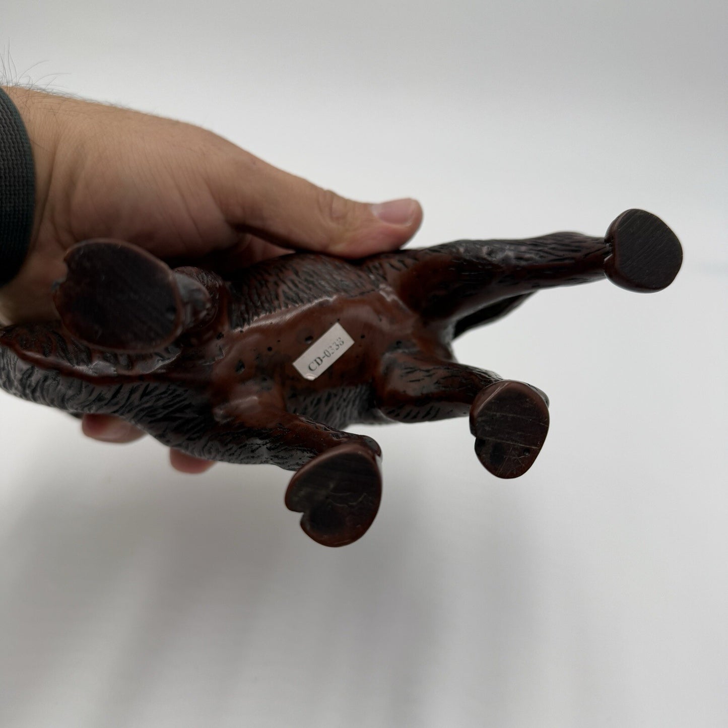 Carved Resin Camel Sculpture Detailed Solid Figurine 7" Nativity Animals Vintage