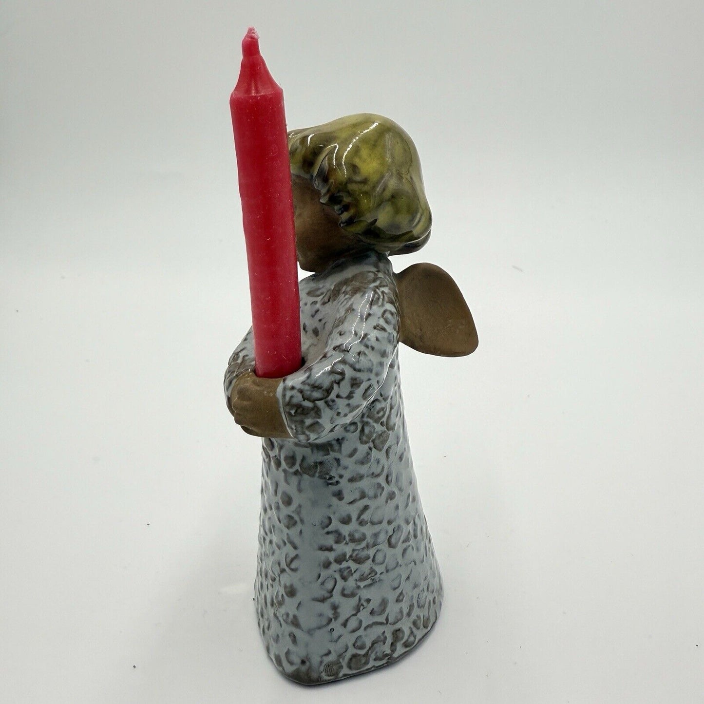 Goebel Terracota Angel Candle Holder GRA 258 Figurine 1965 West Germany Vintage