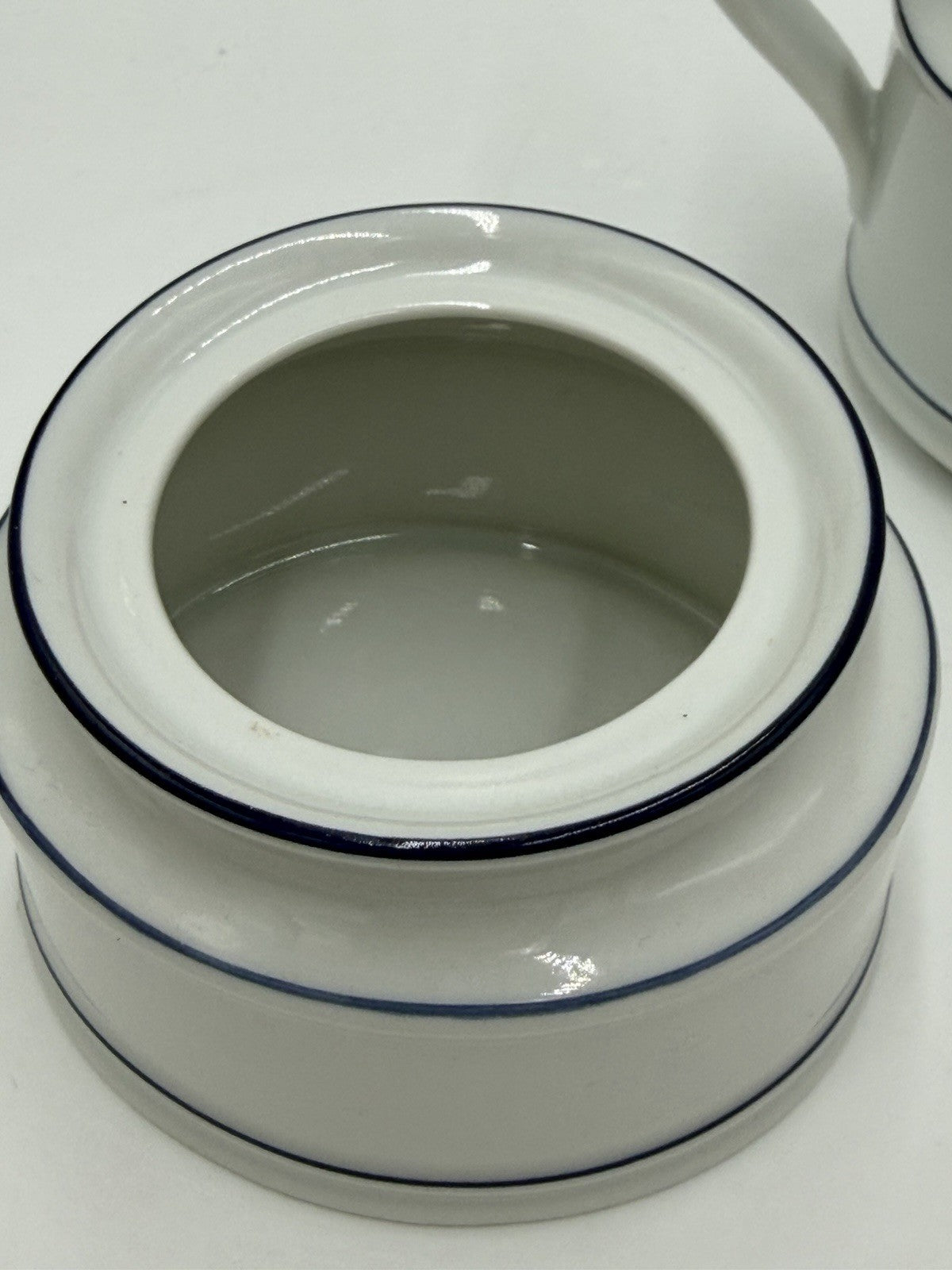 Seltmann Weiden Bavaria W. Germany RAINBOW BLUE Creamer Gravy & Sugar Bowl Set