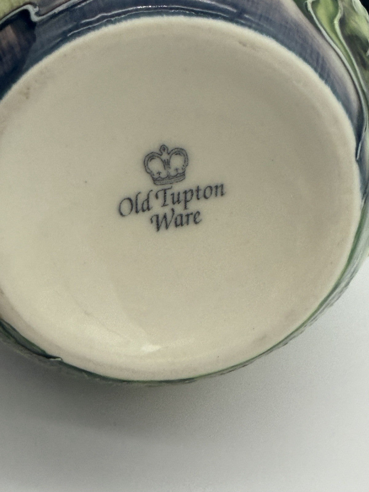 Rare Old Tupton Ware Art Pottery England Farmyard Pitcher/jug 4” Embossed Farm
