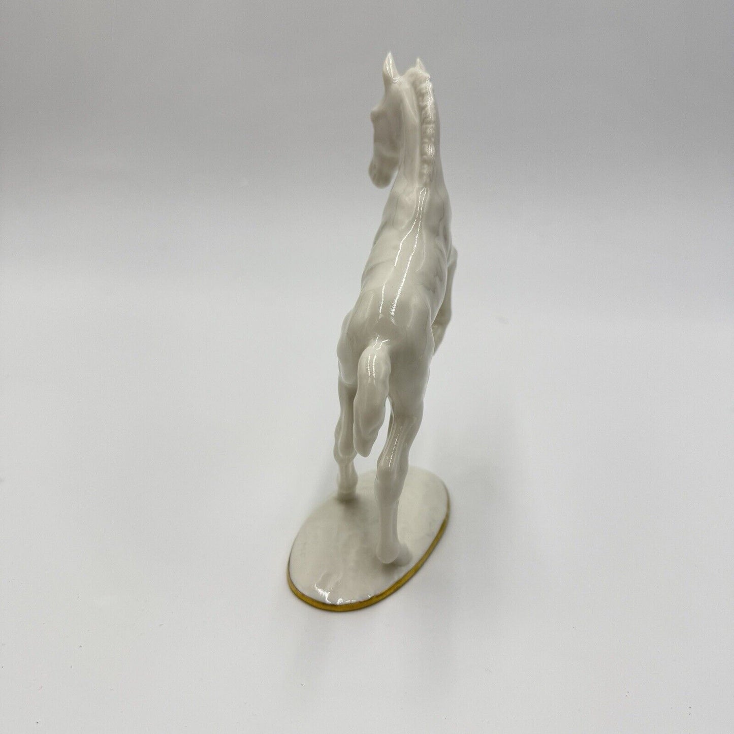 Hutschenreuther Leaping Foal White Porcelain Horse Figurine by Max Fritz 1940