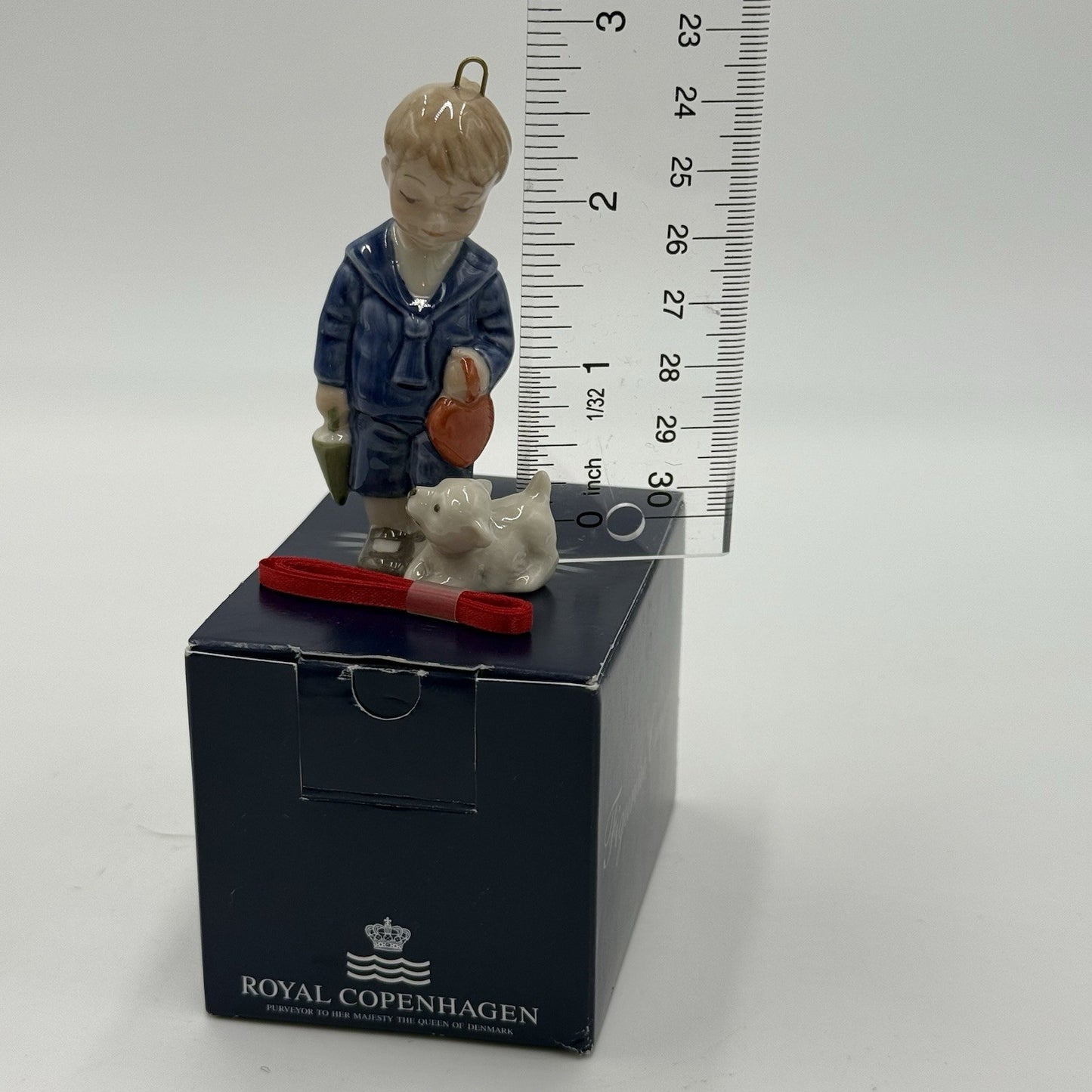 Vintage Royal Copenhagen Denmark 2000 Hans ornament Porcelain Figurine Christmas