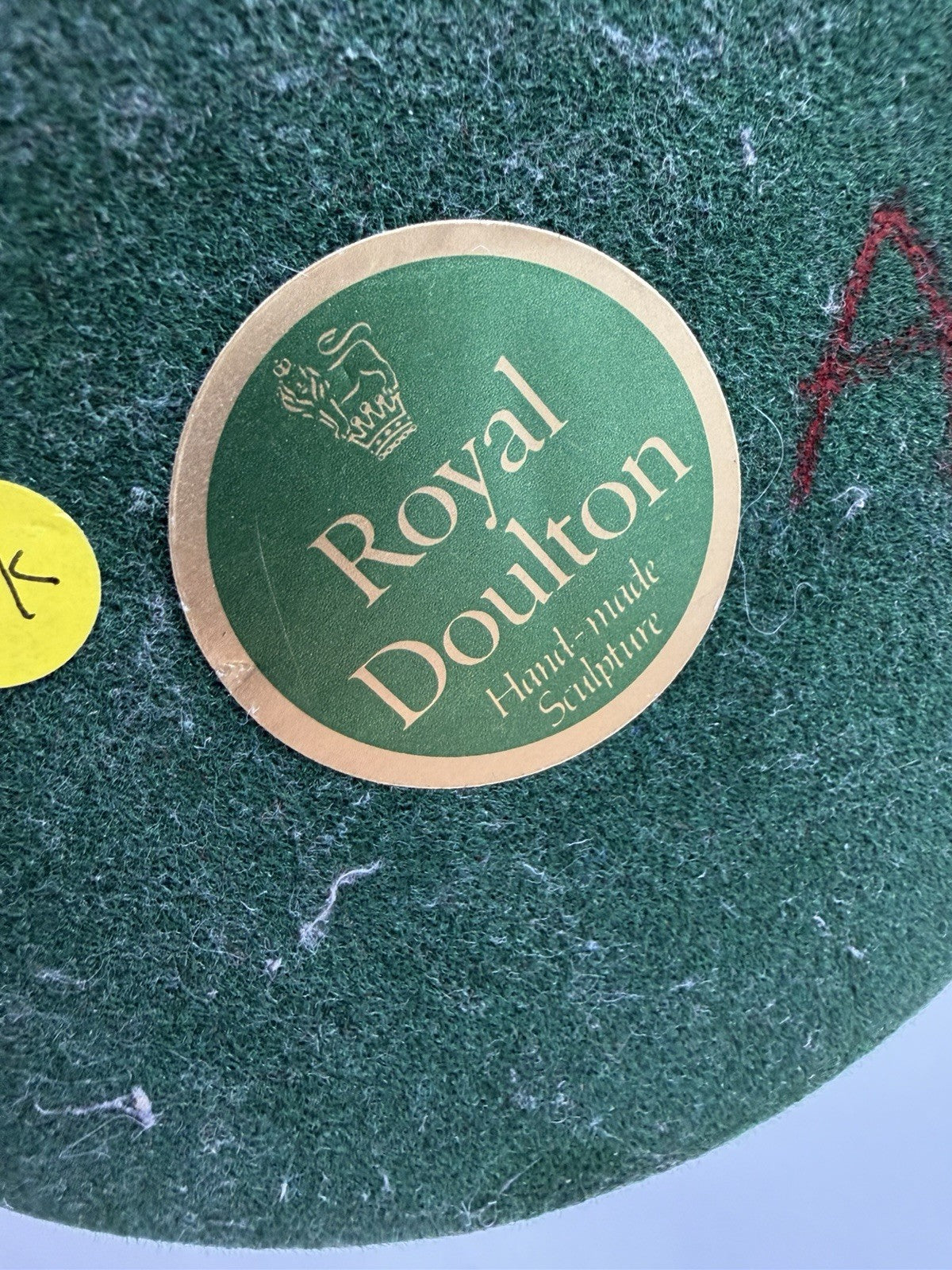 Royal Doulton Otter Figurine on Wooden Stand 1991 Signed K Sherwin England