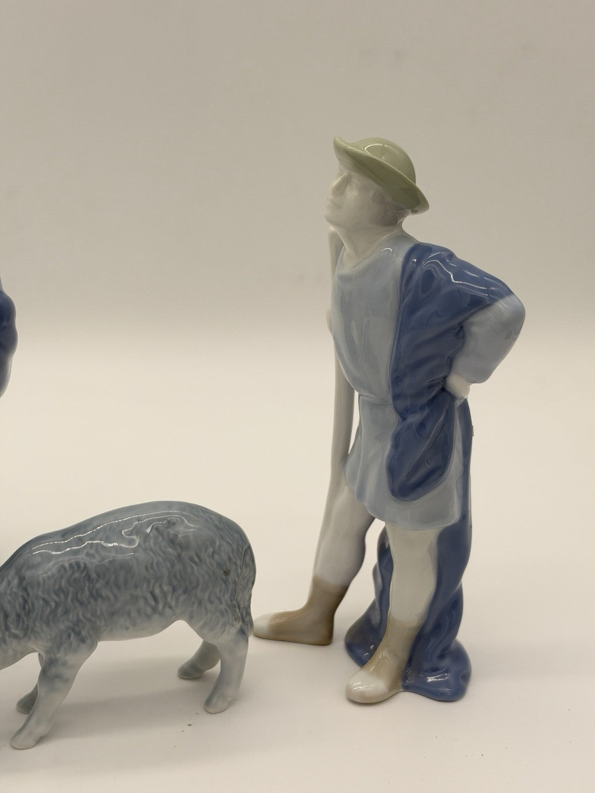 Rare Gerold Porcelain Bavaria W Germany Nativity Set 6 Pcs Rare 7”